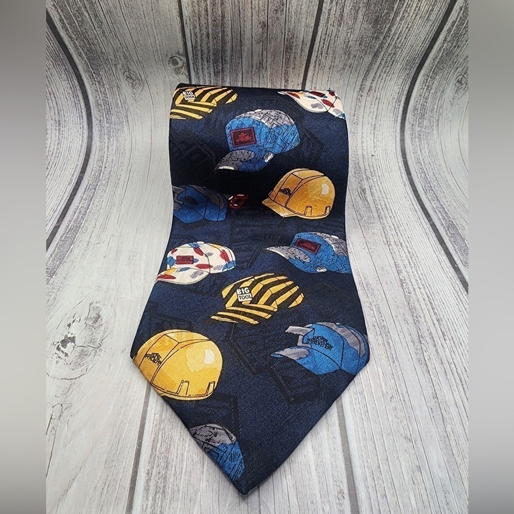 Home Improvement Necktie Tie Men Black TV Show Hard Hats
